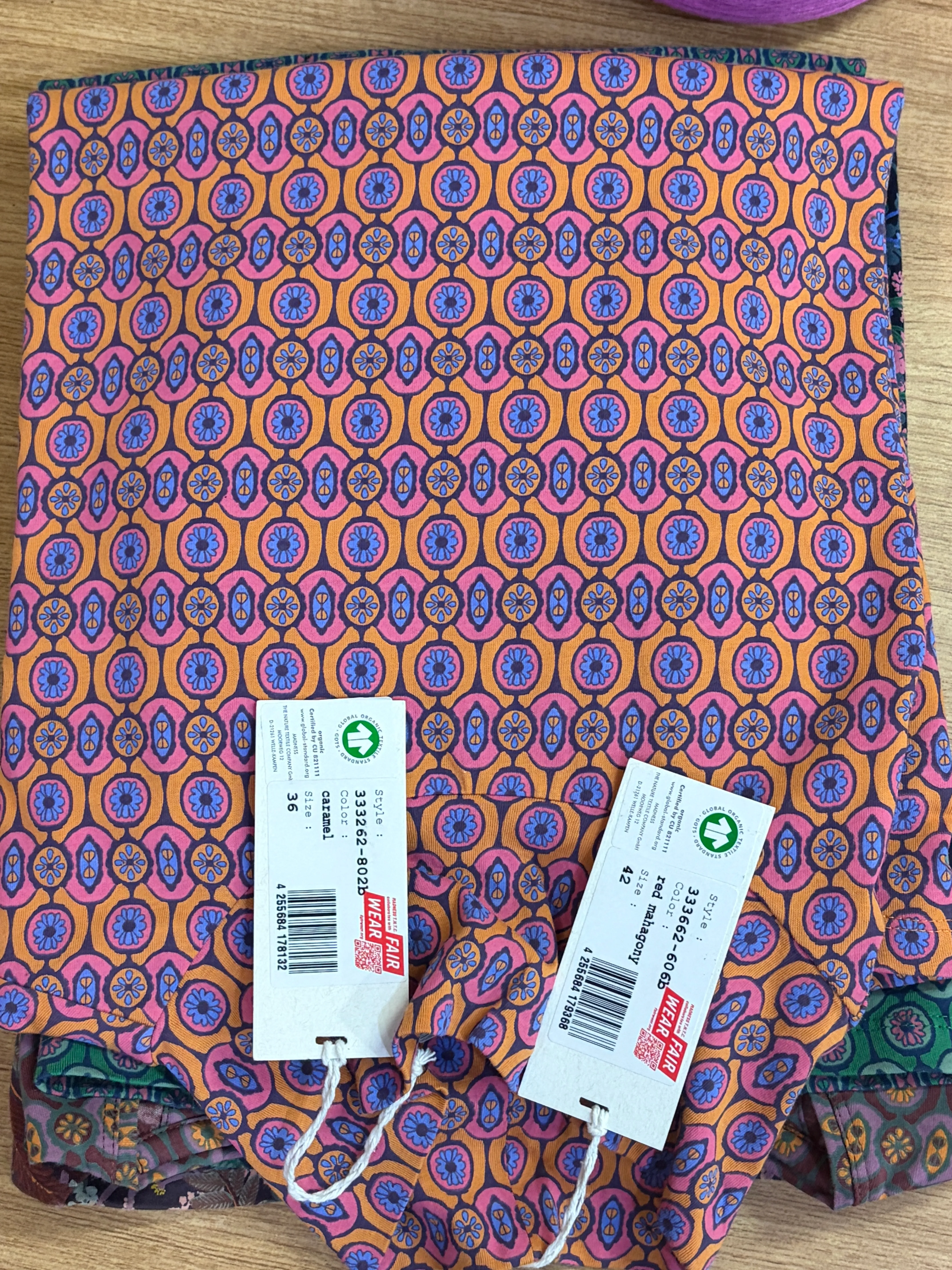 GOTS and Fair Wear certified fabric